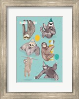 Party With Sloths Fine Art Print