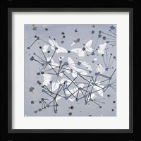19th Century Butterfly Constellations in Blue I Fine Art Print