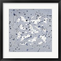 19th Century Butterfly Constellations in Blue II Fine Art Print