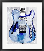 Electric Blues IV Framed Print