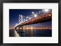 Under The Bay Bridge Framed Print