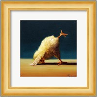 Yoga Chick Downward Dog Split Fine Art Print