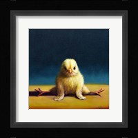 Yoga Chick Front Split Framed Print