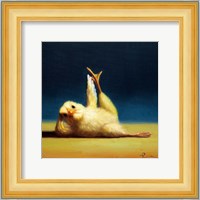 Yoga Chick Side Leg Lift Fine Art Print