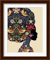 Afro Woman Fine Art Print