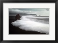 The Black Beach Fine Art Print