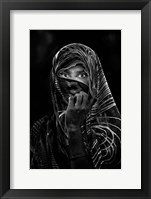 Street Portrait in a Village Close to Delhi Fine Art Print