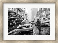 New York in Blizzard Fine Art Print