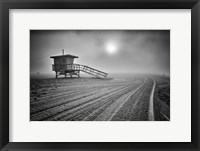 Fog on the Beach - Santa Monica, California Fine Art Print