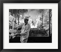 Street Cooking Fine Art Print