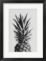 Pineapple Black a White 2 Fine Art Print