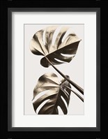Monstera Gold 8 Fine Art Print