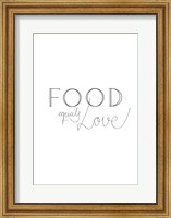 Food is Love Fine Art Print