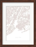 New York Map Fine Art Print