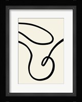 Black Lines 2 Framed Print