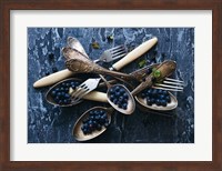 Spoons & Blueberries Fine Art Print