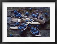 Spoons & Blueberry Fine Art Print
