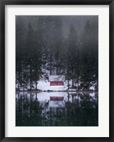 Cottage by the Lake Fine Art Print