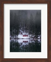 Cottage by the Lake Fine Art Print