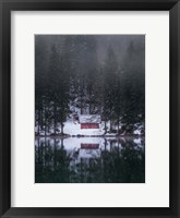 Cottage by the Lake Fine Art Print