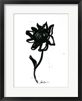 Inked Florals III Framed Print