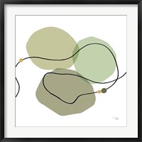 Sinuous Trajectory green II Fine Art Print