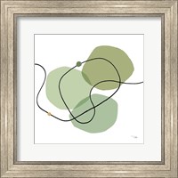 Sinuous Trajectory green III Fine Art Print