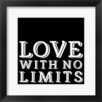 In Black & White Sentiment IV-No Limits Fine Art Print