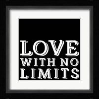 In Black & White Sentiment IV-No Limits Fine Art Print