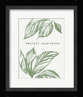 Serene Sentiment VI-Protect Framed Print