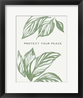 Serene Sentiment VI-Protect Framed Print