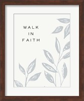 Serene Sentiment VIII-Walk in Faith Fine Art Print