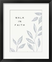 Serene Sentiment VIII-Walk in Faith Fine Art Print