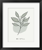 Zen Vibes III-Be Still Framed Print