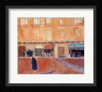 Alone in the Piazza Fine Art Print