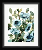 Farmhouse Blue Bush III Fine Art Print
