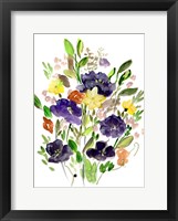 Purple Spring Bunch I Framed Print