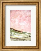 Green and Pink Hills I Fine Art Print