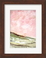 Green and Pink Hills I Fine Art Print