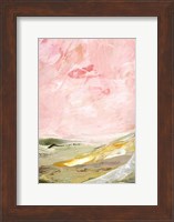 Green and Pink Hills II Fine Art Print