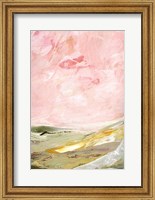Green and Pink Hills II Fine Art Print