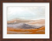 Orange Tinted Hillside Fine Art Print
