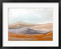 Orange Tinted Hillside Fine Art Print