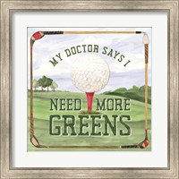 Golf Days I-More Greens Fine Art Print