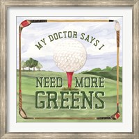 Golf Days I-More Greens Fine Art Print