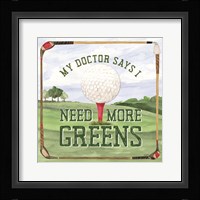 Golf Days I-More Greens Fine Art Print