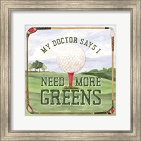 Golf Days I-More Greens Fine Art Print