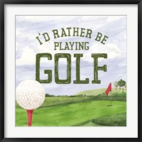 Golf Days III-Rather Be Fine Art Print
