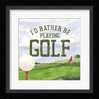 Golf Days III-Rather Be Fine Art Print