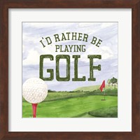 Golf Days III-Rather Be Fine Art Print